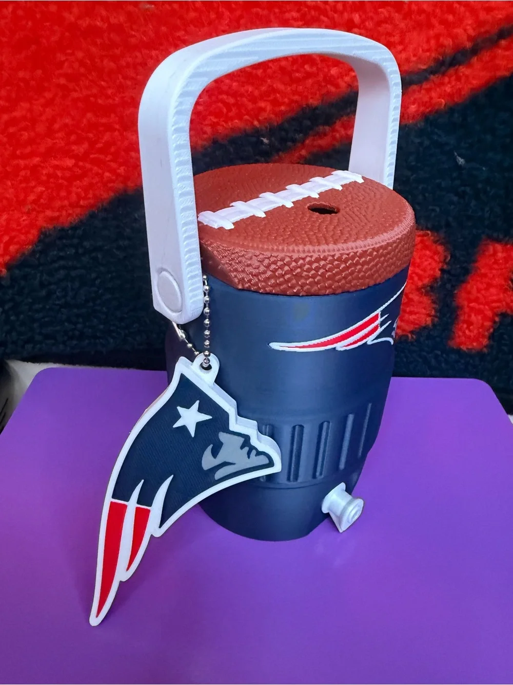 Custom Design - New England Patriots Cooler Can Holder 12 oz by 3d print